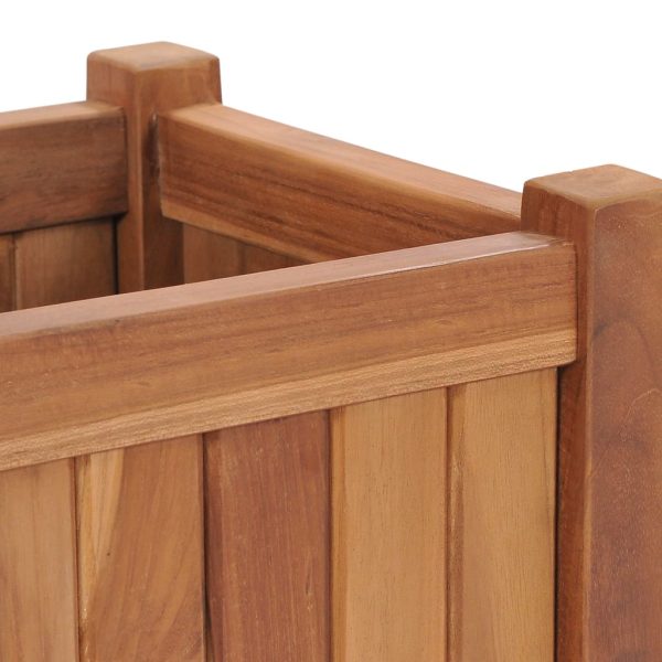 Raised Bed Solid Teak Wood – 30x30x30 cm