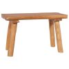 Garden Bench Solid Teak Wood – 80 cm