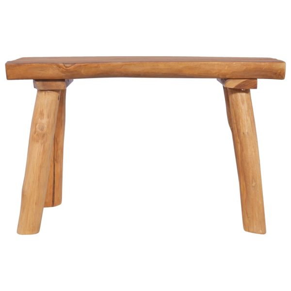 Garden Bench Solid Teak Wood – 80 cm