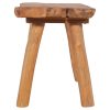 Garden Bench Solid Teak Wood – 80 cm