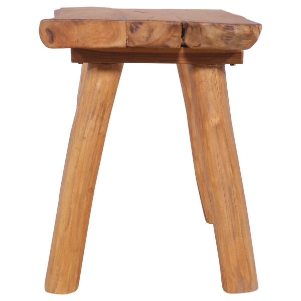 Garden Bench Solid Teak Wood – 80 cm