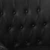 Armchair Real Goat Leather – Black