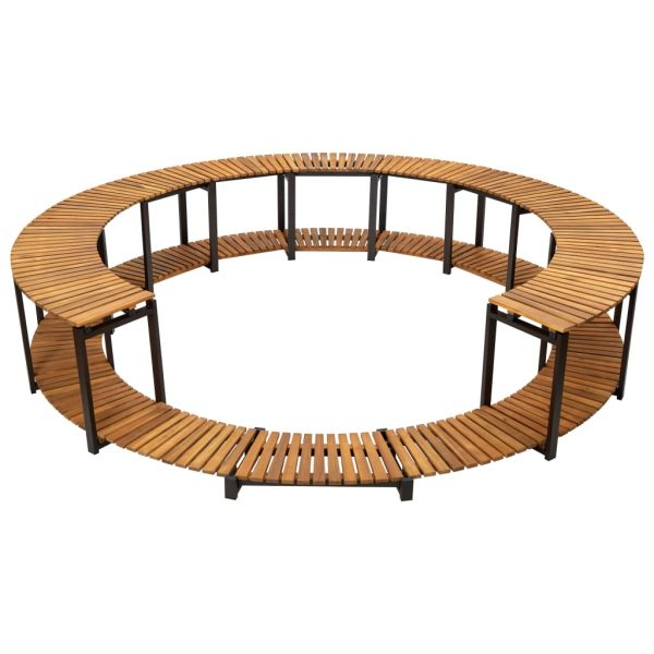 Spa Surround 273×53 cm Solid Acacia Wood