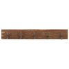 Hall Hanger with 5 Hooks 100×2.5×15 cm Solid Reclaimed Wood