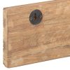 Hall Hanger with 5 Hooks 100×2.5×15 cm Solid Reclaimed Wood