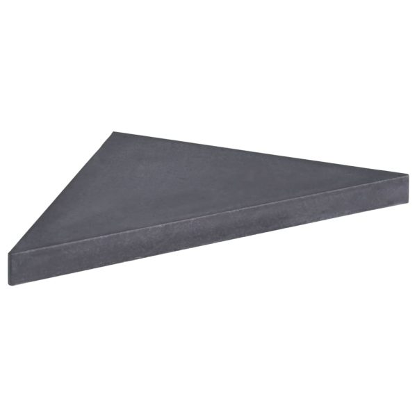 Umbrella Weight Plate Black Granite Square 15 kg