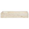 Sink 58x39x10 cm Marble – Cream