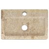 Sink 38x24x6.5 cm Marble – Cream