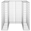 Gabion Wall for Garbage Bin Galvanised Steel – 110x100x110 cm