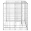 Gabion Wall for Garbage Bin Galvanised Steel – 110x100x110 cm