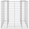 Gabion Wall for Garbage Bin Galvanised Steel – 110x100x110 cm