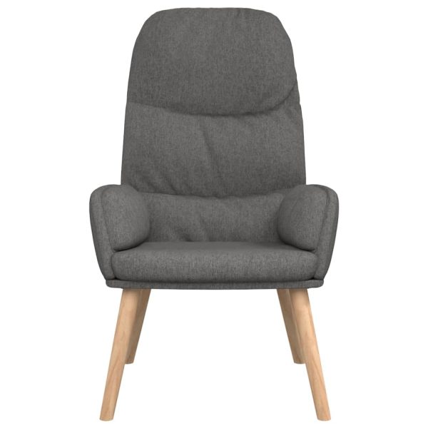 Relaxing Chair Light Grey Fabric