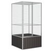 Bird Cage Galvanised Steel – 111x107x211.5 cm, Anthracite