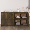 Sideboards 2 pcs 70x41x75 cm Engineered Wood – Smoked Oak