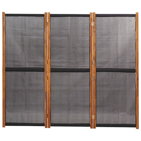 Ellicott Room Divider – 210×180 cm, Black