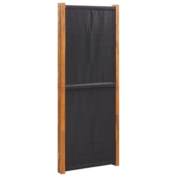 Ellicott Room Divider – 210×180 cm, Black