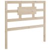 Bed Headboard Solid Wood Pine – 95.5x4x100 cm, Brown