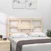 Bed Headboard Solid Wood Pine – 95.5x4x100 cm, Brown