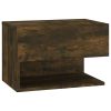 Cheney Wall-mounted Bedside Cabinet – Smoked Oak, 2