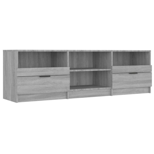 Hetton TV Cabinet 150×33.5×45 cm Engineered Wood – Grey Sonoma