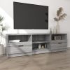 Hetton TV Cabinet 150×33.5×45 cm Engineered Wood – Grey Sonoma