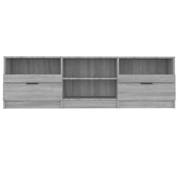 Hetton TV Cabinet 150×33.5×45 cm Engineered Wood – Grey Sonoma