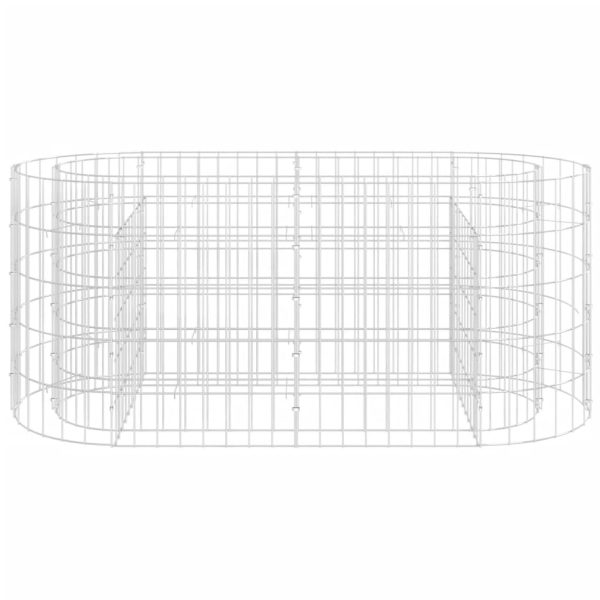 Gabion Raised Bed Galvanised Iron – 120x50x50 cm