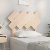 Bed Headboard Solid Wood Pine – 92x3x81 cm, Brown