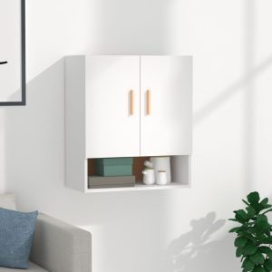 Wall Cabinet 60x31x70 cm Engineered Wood – White