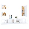 Edgemere 5 Piece TV Cabinet Set Engineered Wood – 80x30x30 cm, White