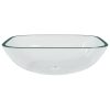 Basin Glass 42x42x14 cm – Transparent