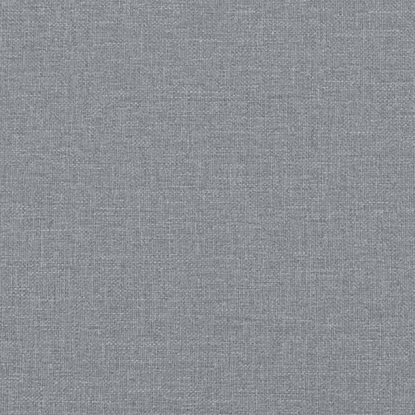 Footstool Fabric – 60x50x41 cm, Light Grey