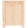 Shoe Cabinet 110x38x45.5 cm Solid Wood Pine