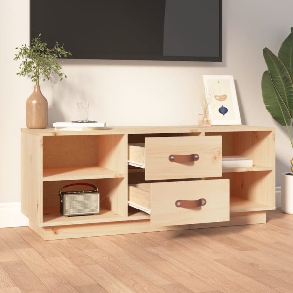 Harleysville TV Cabinet 100x34x40 cm Solid Wood Pine