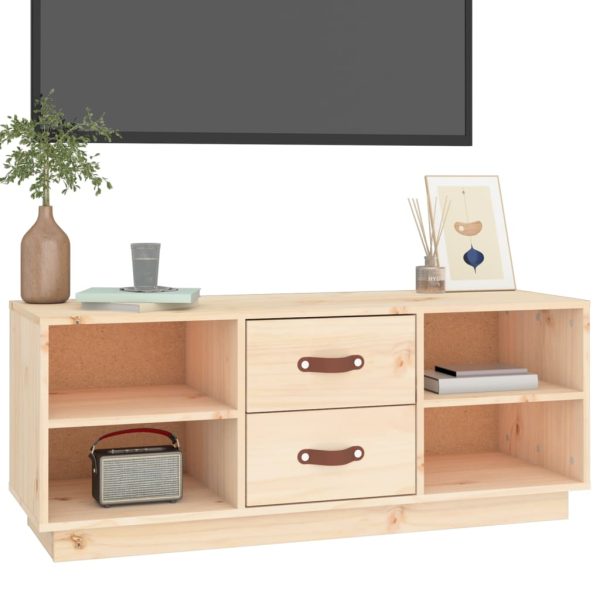 Harleysville TV Cabinet 100x34x40 cm Solid Wood Pine