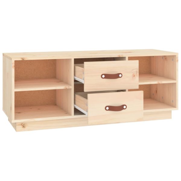 Harleysville TV Cabinet 100x34x40 cm Solid Wood Pine