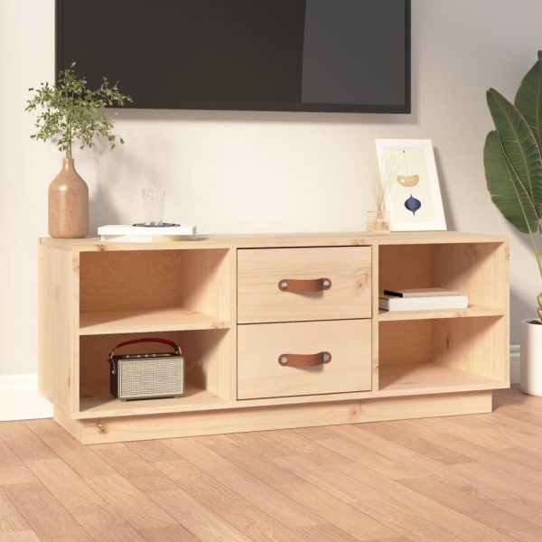 Harleysville TV Cabinet 100x34x40 cm Solid Wood Pine