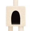 Floor to Ceiling Cat Tree 268.5-294.5 cm – Cream