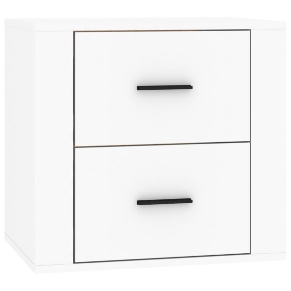 Detroit Wall-mounted Bedside Cabinet 50x36x47 cm – White