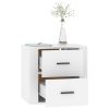 Detroit Wall-mounted Bedside Cabinet 50x36x47 cm – White