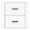 Detroit Wall-mounted Bedside Cabinet 50x36x47 cm – White