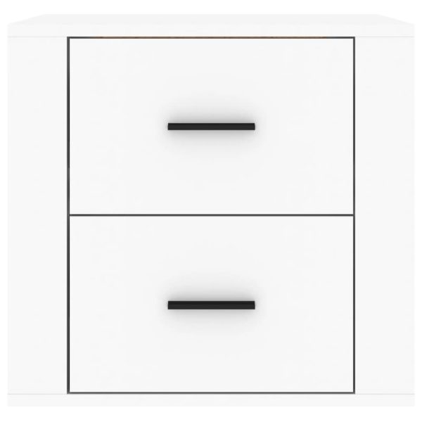 Detroit Wall-mounted Bedside Cabinet 50x36x47 cm – White