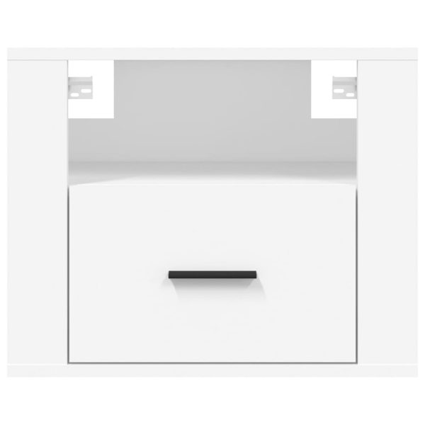 Amersham Wall-mounted Bedside Cabinet 50x36x40 cm – White, 1