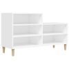 Shoe Cabinet 102x36x60 cm Engineered Wood – White