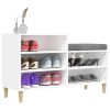 Shoe Cabinet 102x36x60 cm Engineered Wood – White