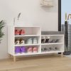 Shoe Cabinet 102x36x60 cm Engineered Wood – White