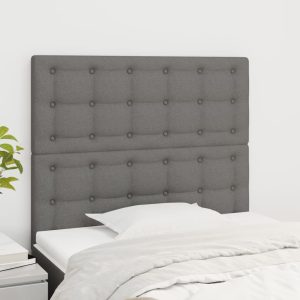 Headboard Dark Grey Fabric