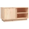 TV Cabinet 80x35x40.5 cm Solid Wood Pine