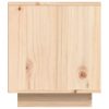 TV Cabinet 80x35x40.5 cm Solid Wood Pine