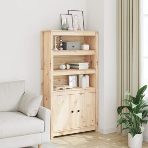 Highboard 80x35x154 cm Solid Pine Wood